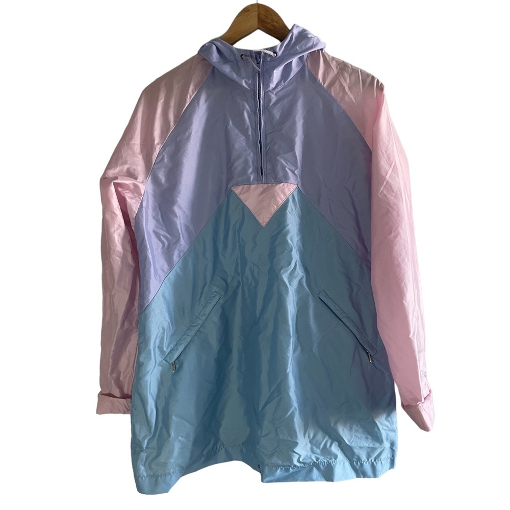 Vintage Roffe Rain Jacket Pastel Colors